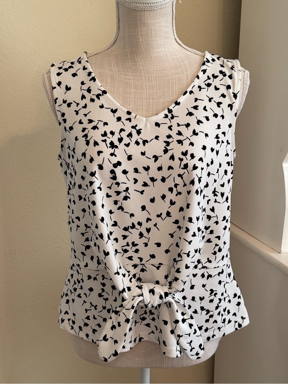Talbots Tie-Waist Top